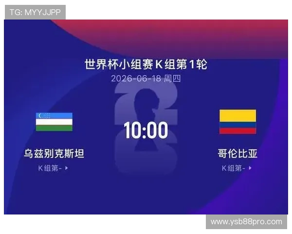 乌兹别克斯坦vs哥伦比亚世界杯比赛直播平台推荐与观看指南 乌兹别克斯坦vs哥伦比亚世界杯比赛直播平台推荐与观看指南